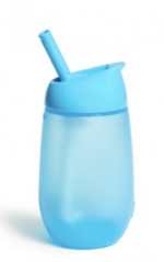 Munchkin Simple Clean Straw Cup Παιδικό Κύπελλο με Καλαμάκι Blue 296ml